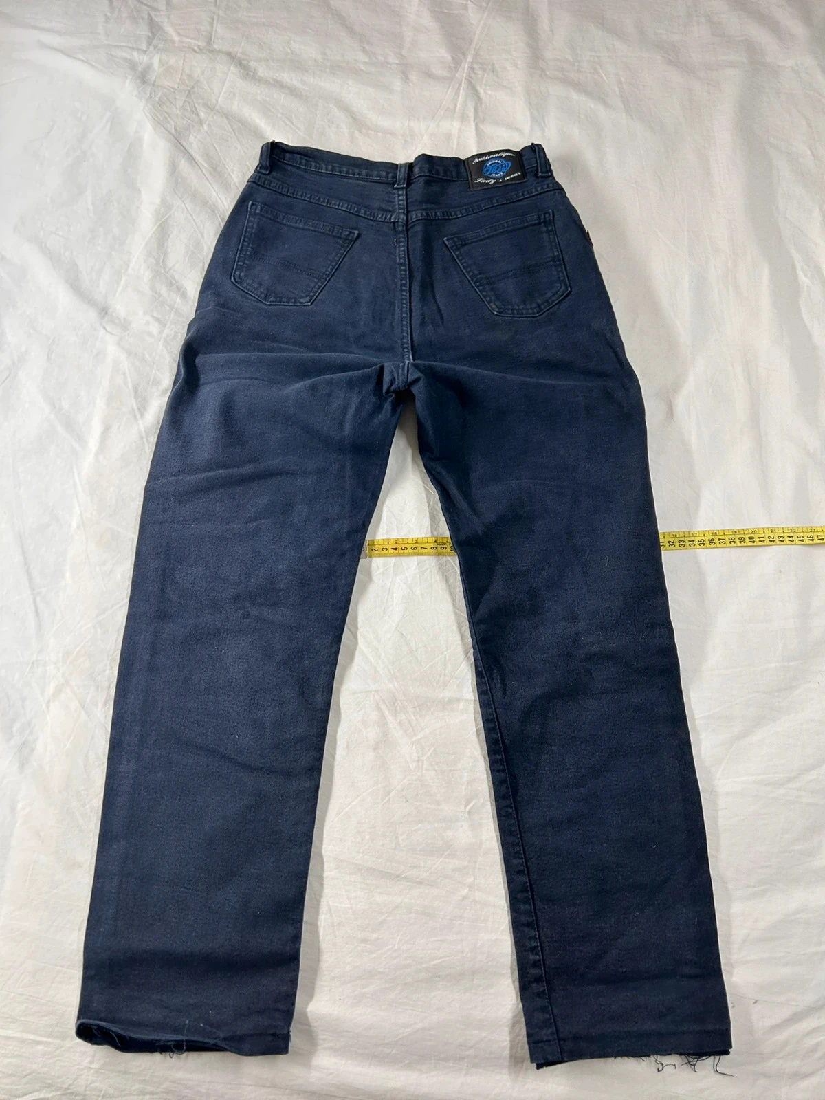 Calça reta ober lady’s wear azul marinho estilo retrô Y2k tamanho 40 – photo 16